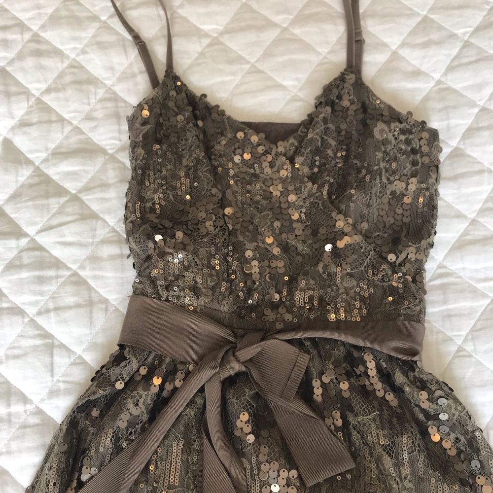 Express silver sequin dress. Size XS.